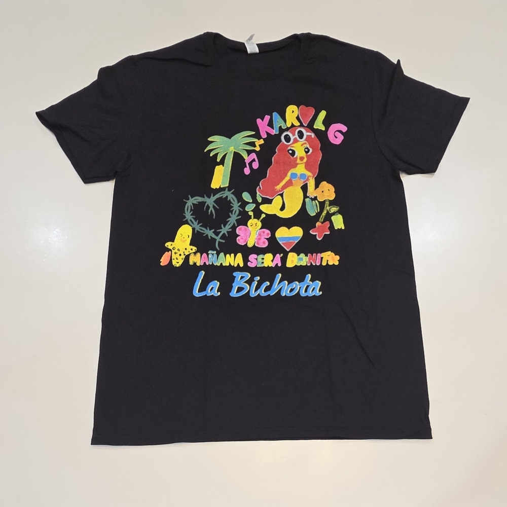 KAROL G|Manana Sera Bonito Tour Concert Shirt|Locations On the Back|UNISEX SZ M